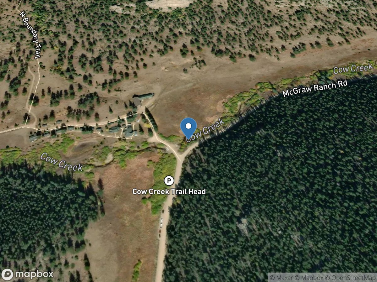 Cow Creek near Cow Creek Trailhead IN Rmnp, CO location