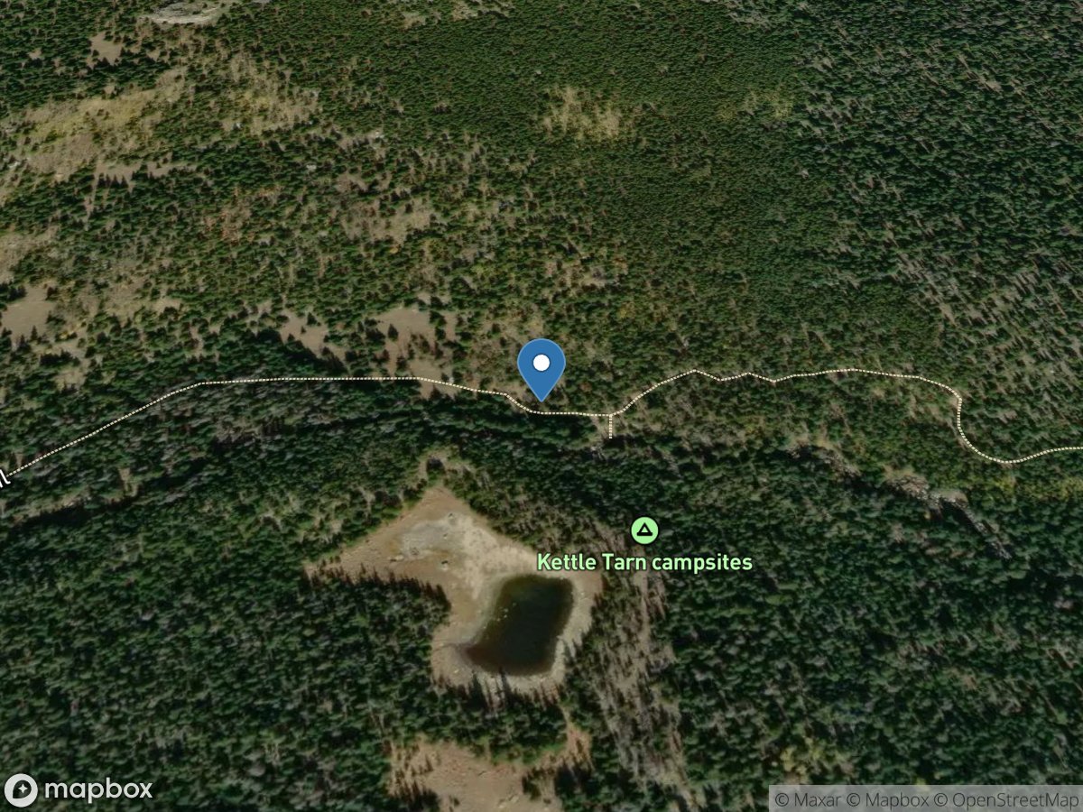 N. Fork Big Thompson RV near Kettle Tarn IN Rmnp, CO location