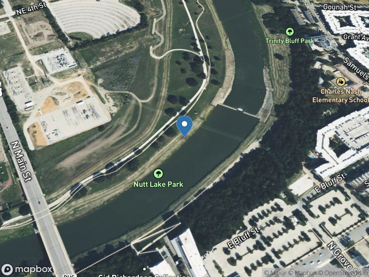 W Fork Trinity Rv at Ft Worth, TX location