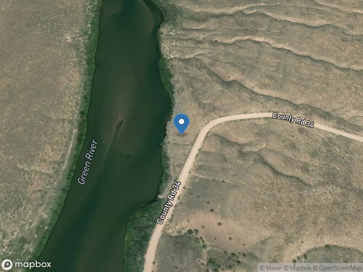 Green River above Gates of Lodore, CO location