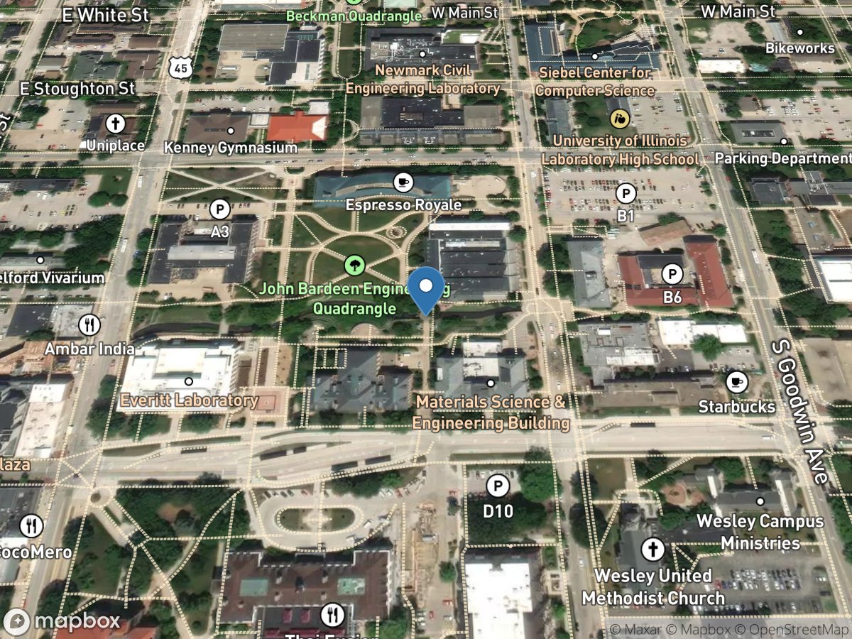 Boneyard Creek at Urbana, IL location