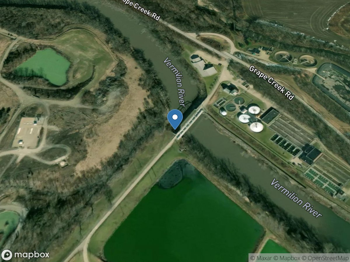 Vermilion River near Danville, IL location