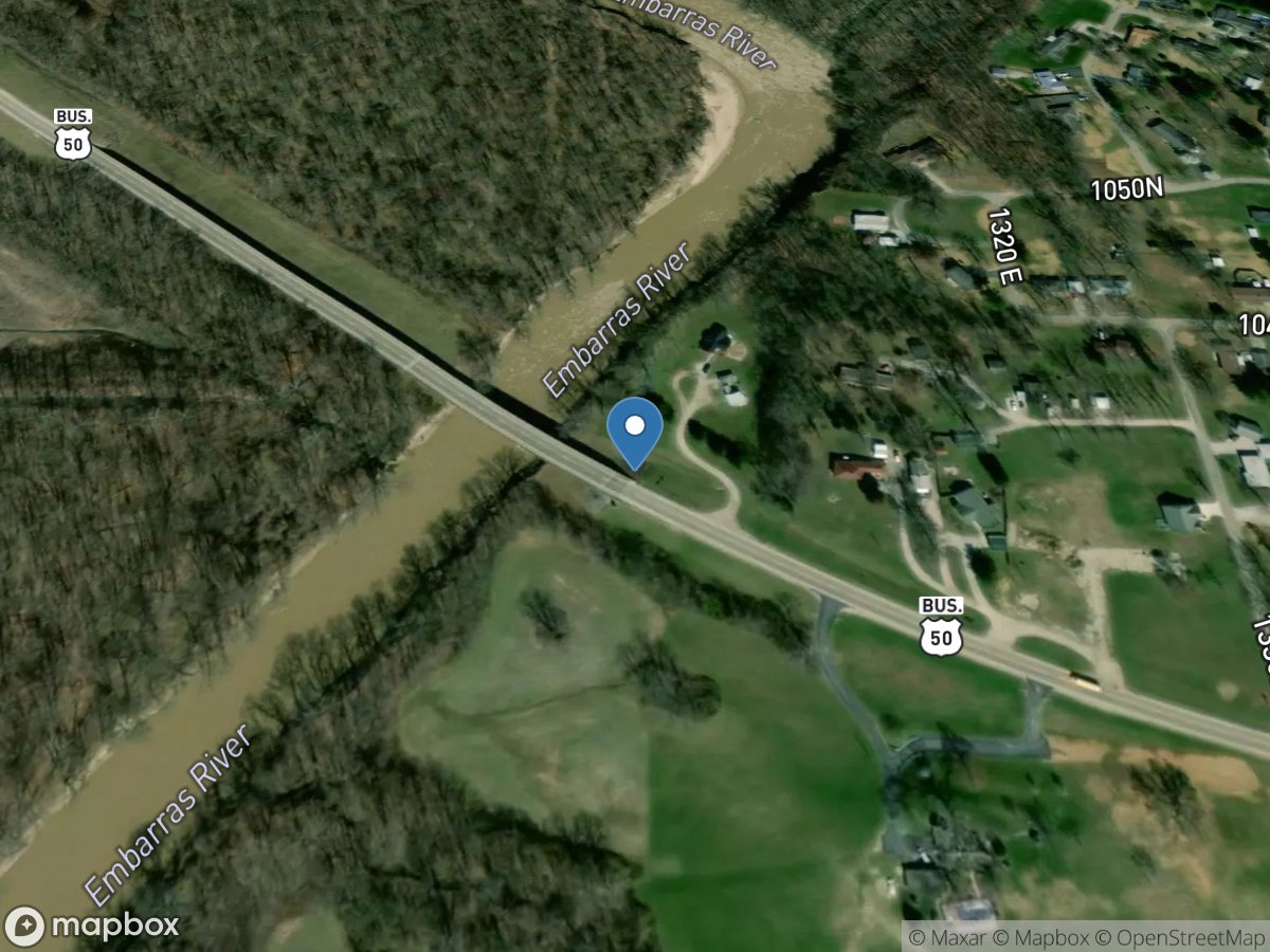 Embarras River at Lawrenceville, IL location