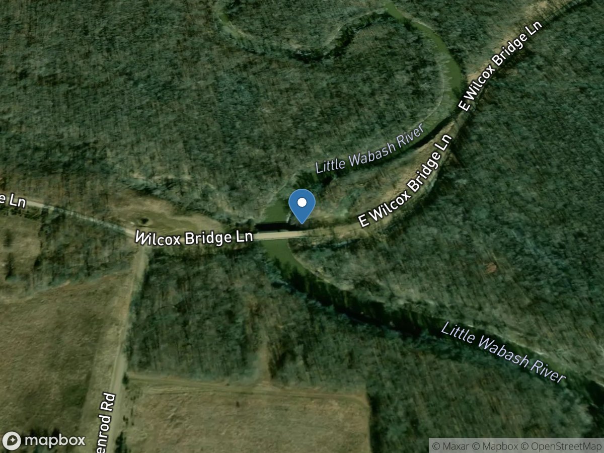 Little Wabash River below Clay City, IL location