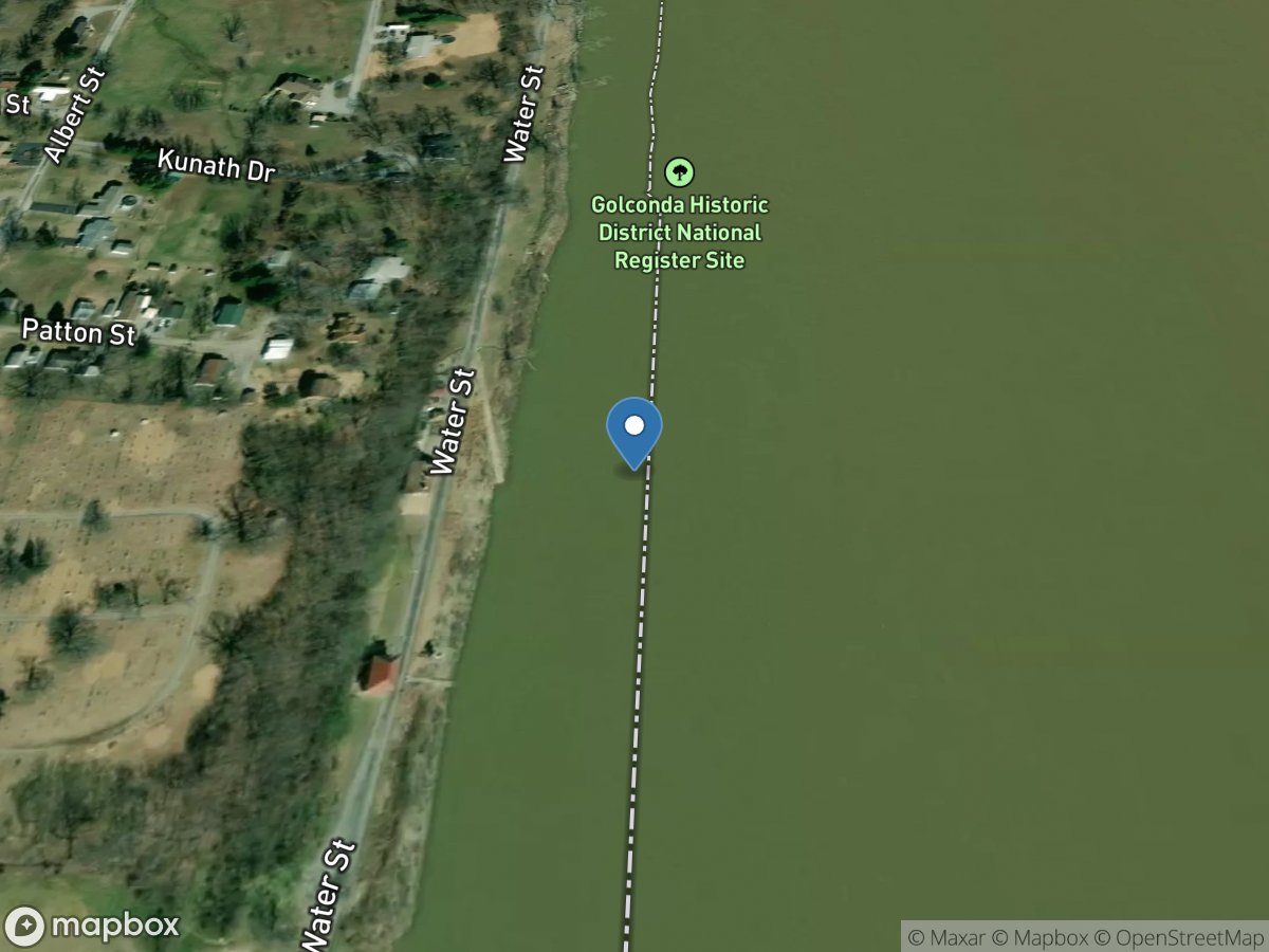 Ohio River at DAM 51 at Golconda, IL location