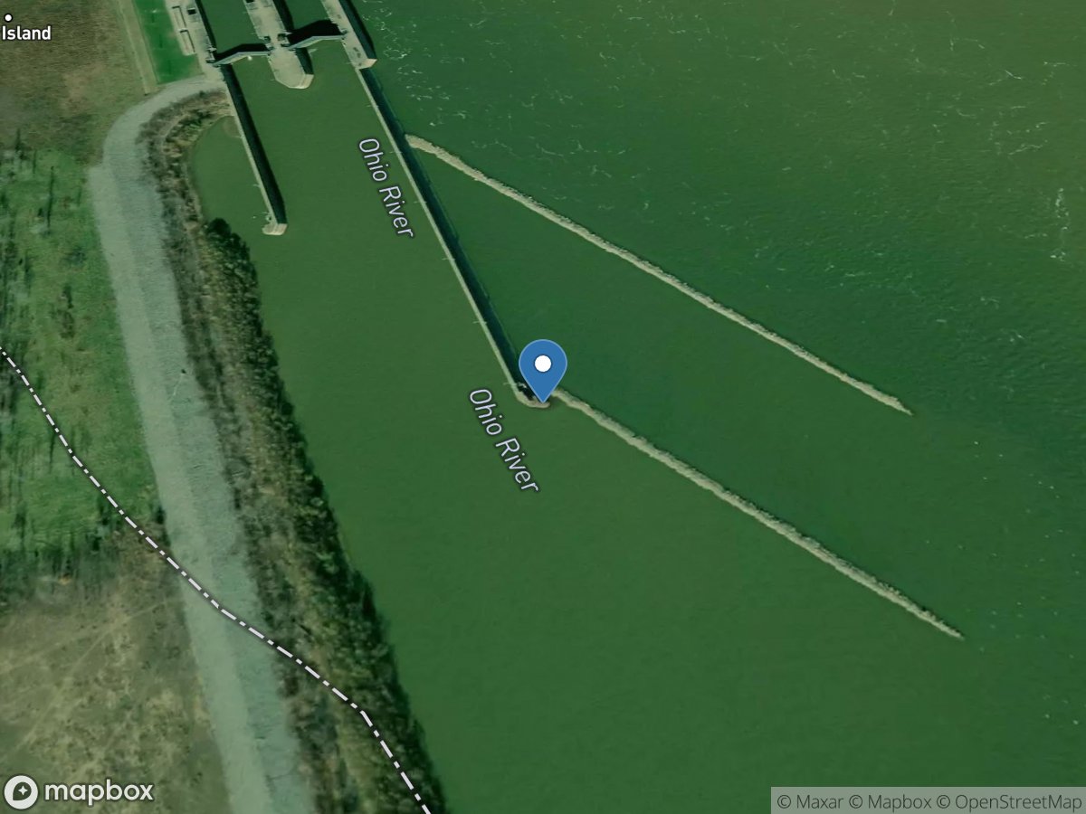Ohio River at Smithland DAM, Smithland, KY location