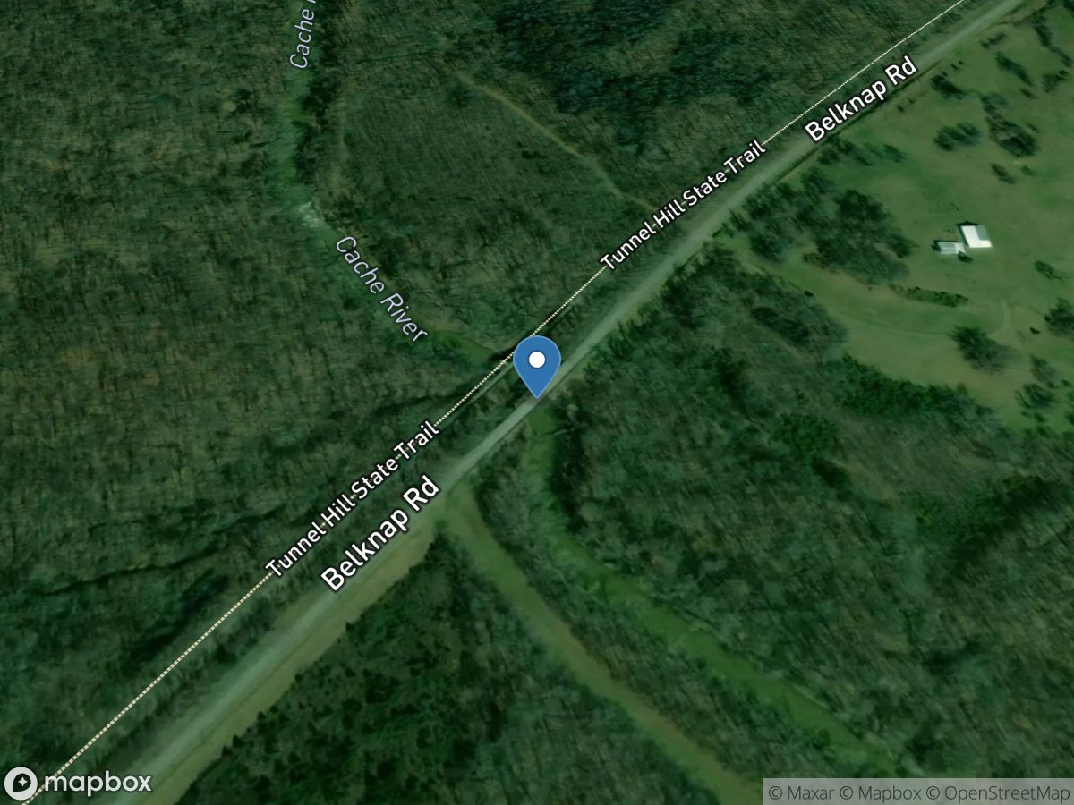 Cache River at Forman, IL location