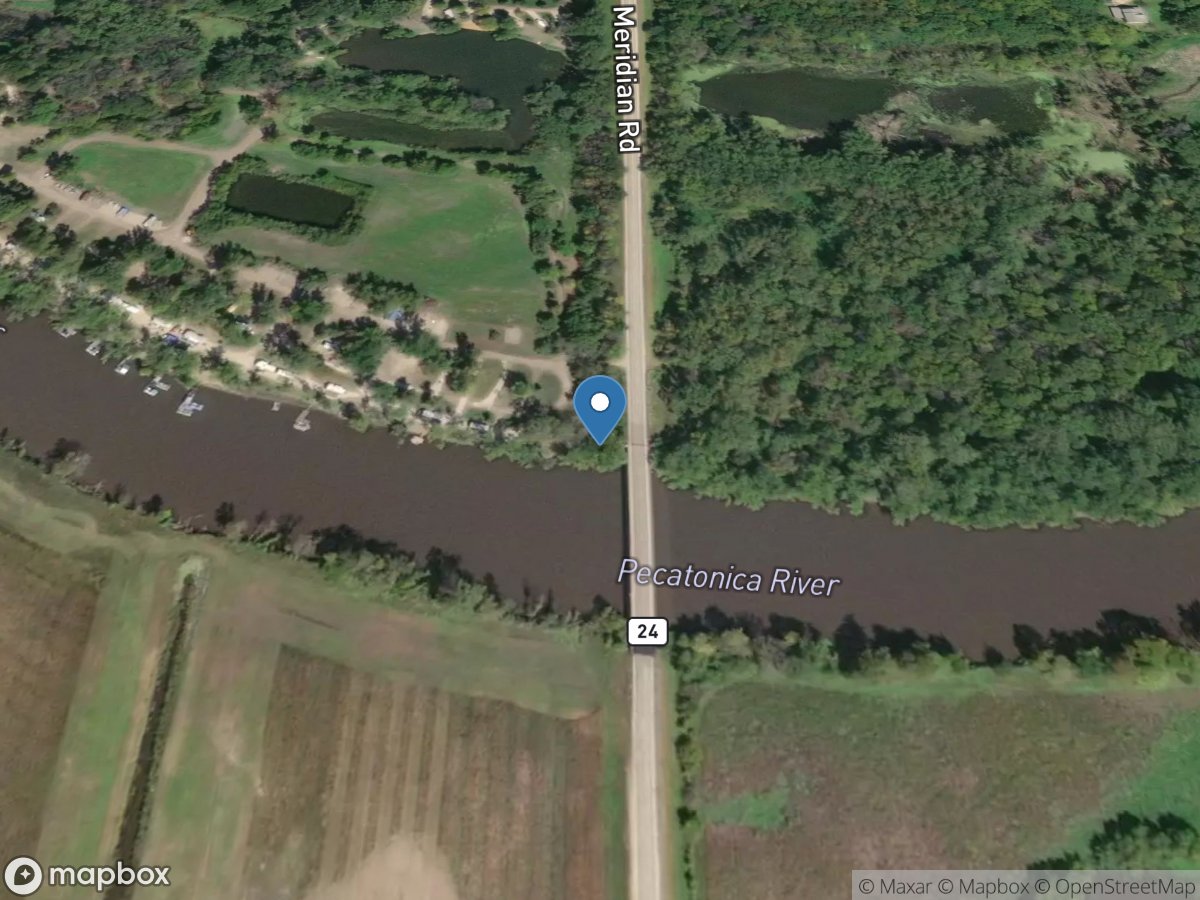 Pecatonica River near Shirland, Ill location