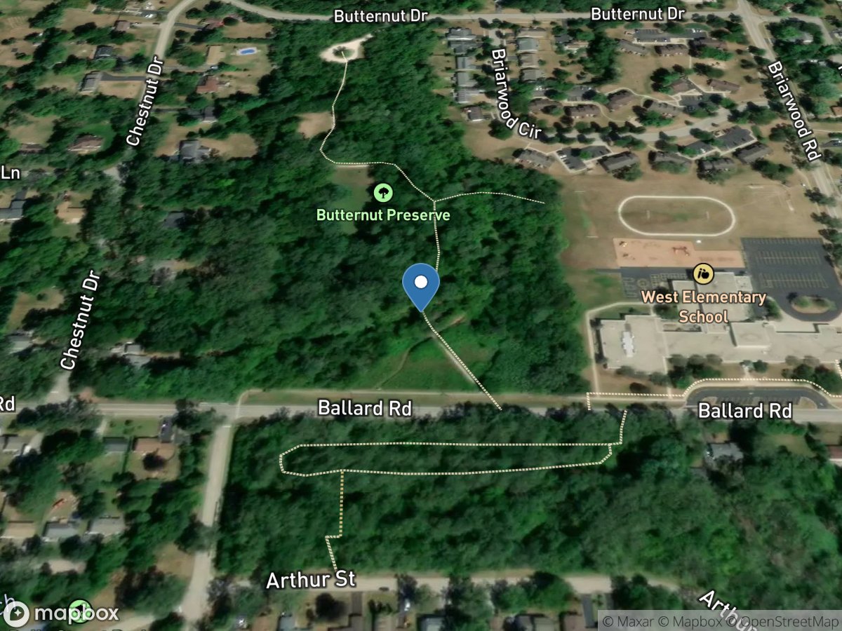 Kishwaukee River above Ballard Road at Crystal Lake, IL location