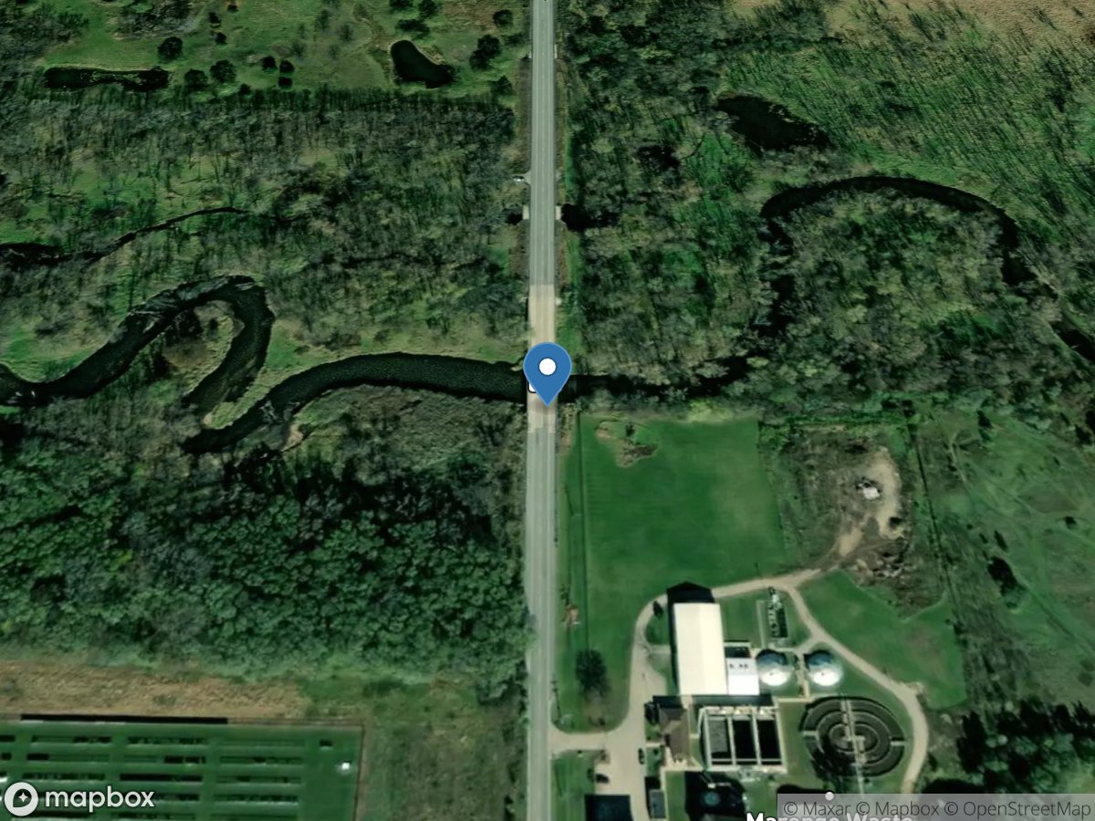 Kishwaukee River at Marengo, IL location