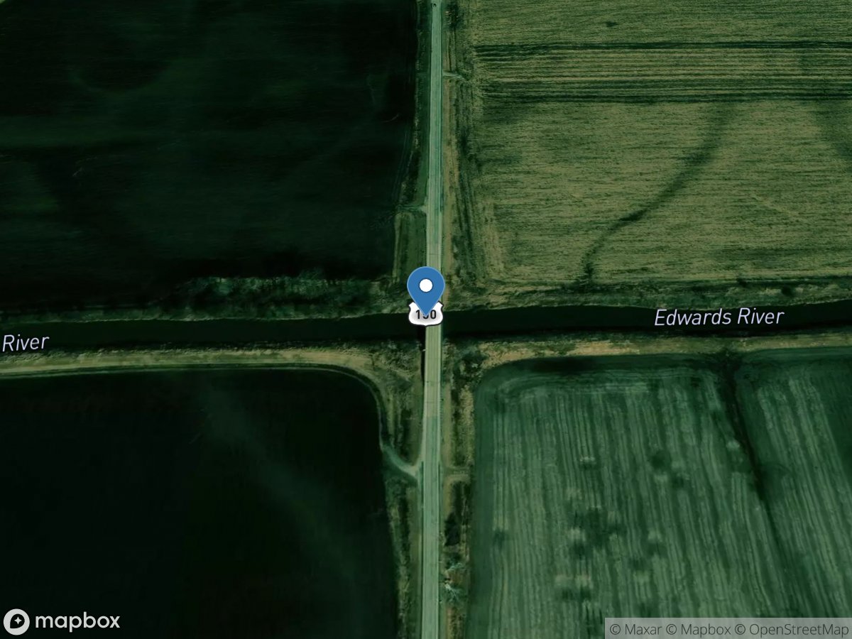 Edwards River near Orion, IL location