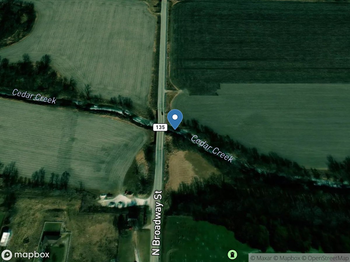 Cedar Creek at Little York, IL location