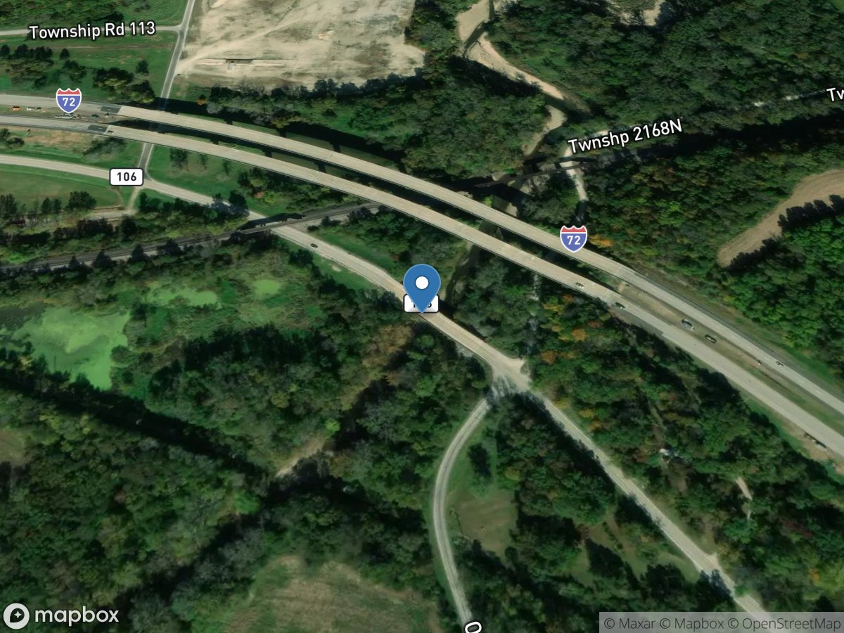 Hadley Creek near Barry, IL location