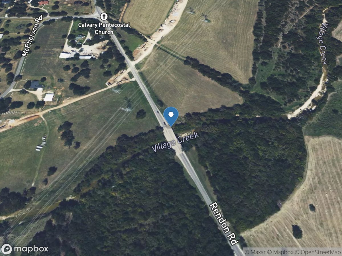 Village Creek at Everman, TX location