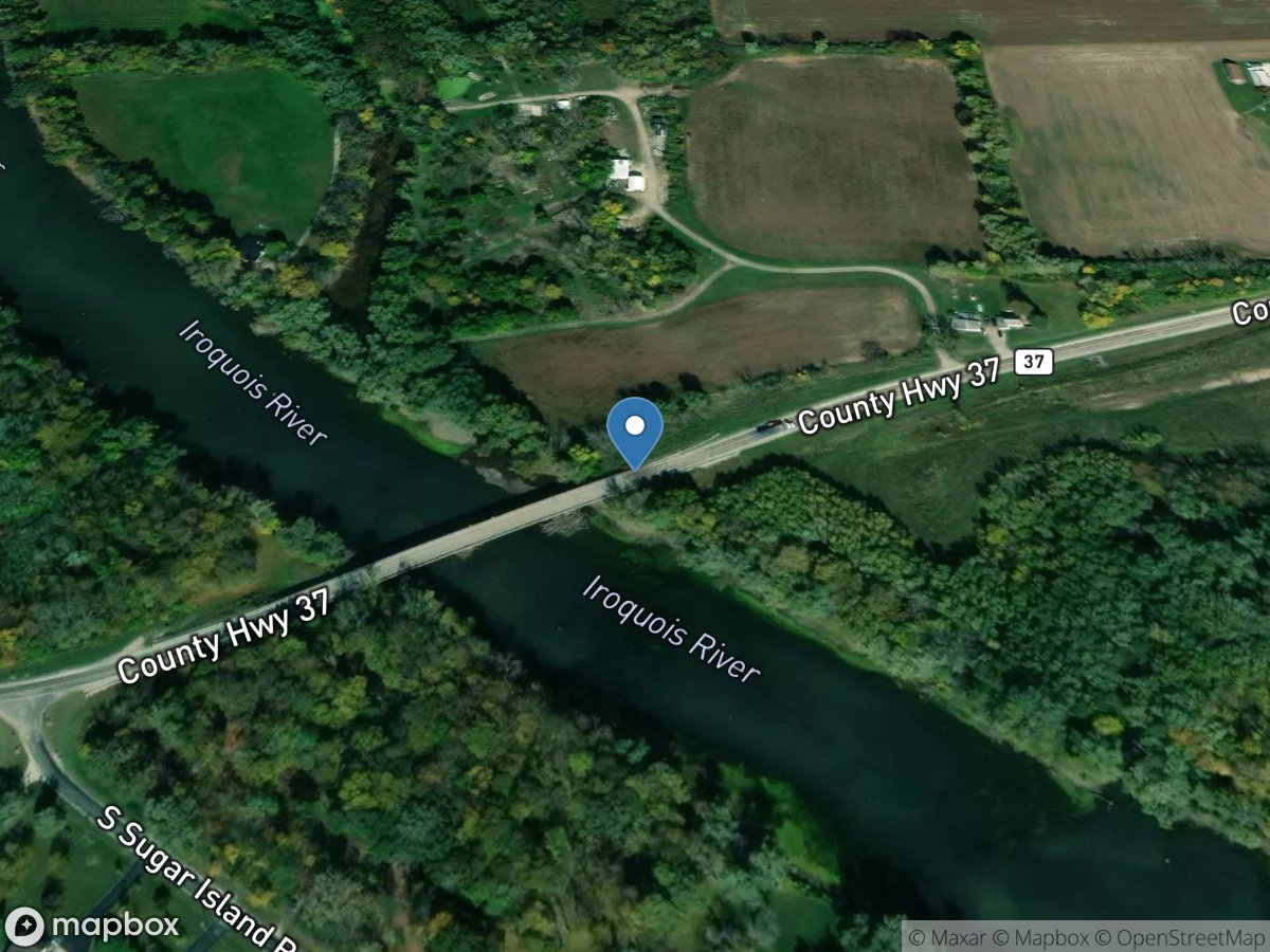 Iroquois River near Chebanse, IL location