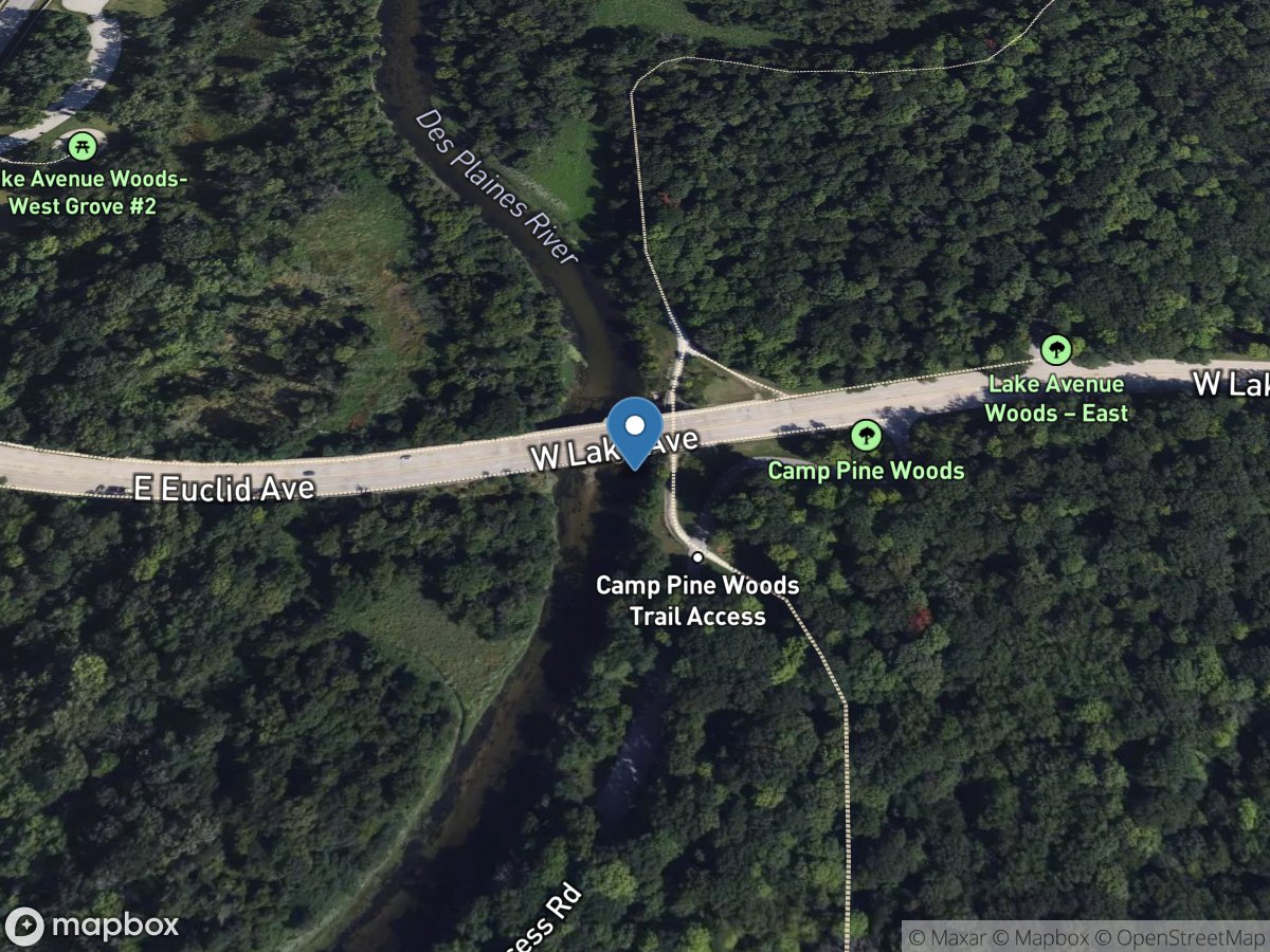 Des Plaines River near Des Plaines, IL location