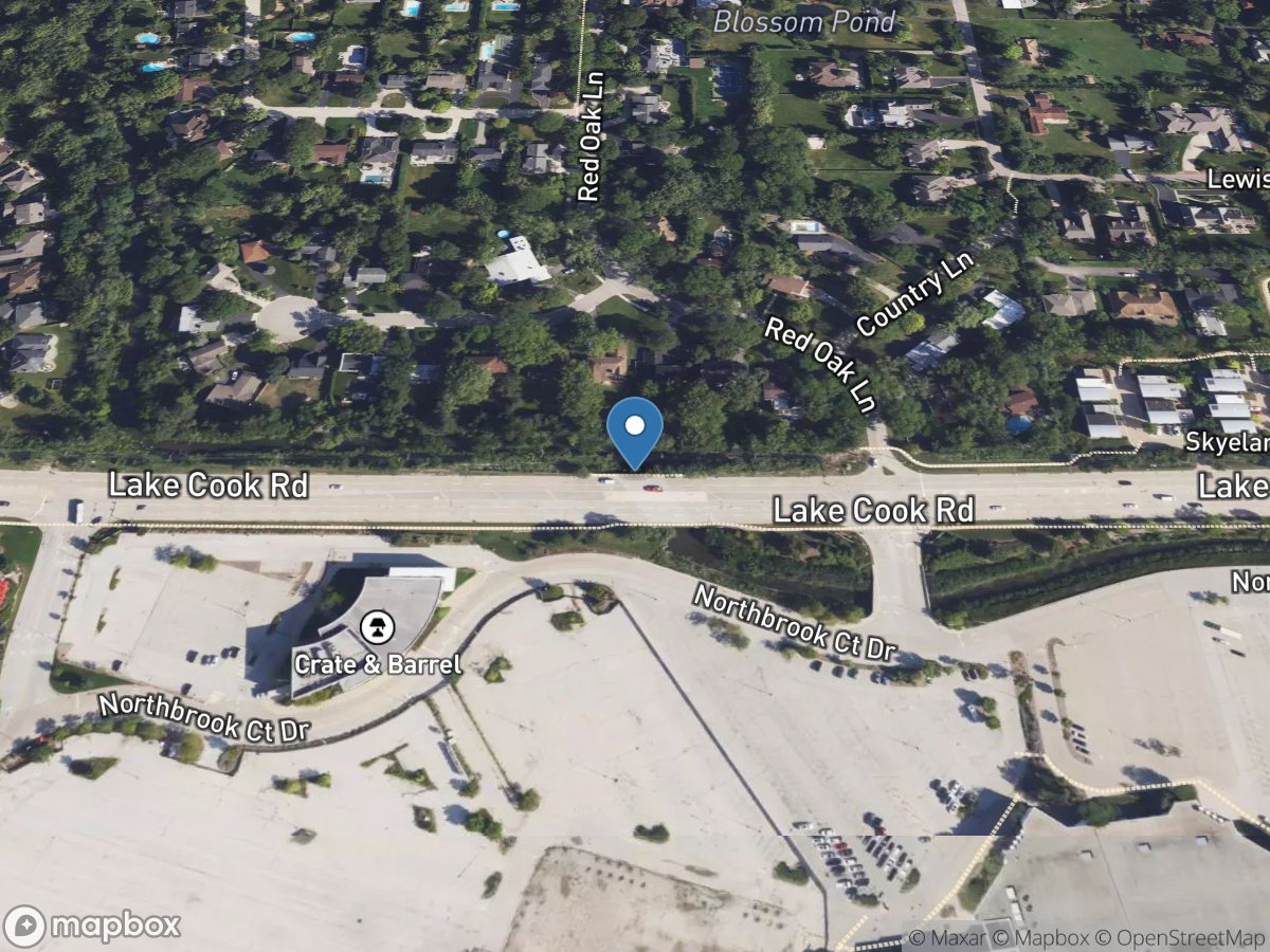 North Branch Chicago River at Deerfield, IL location