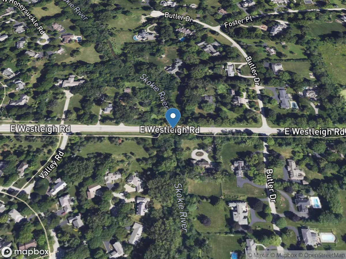 Skokie River at Lake Forest, IL location