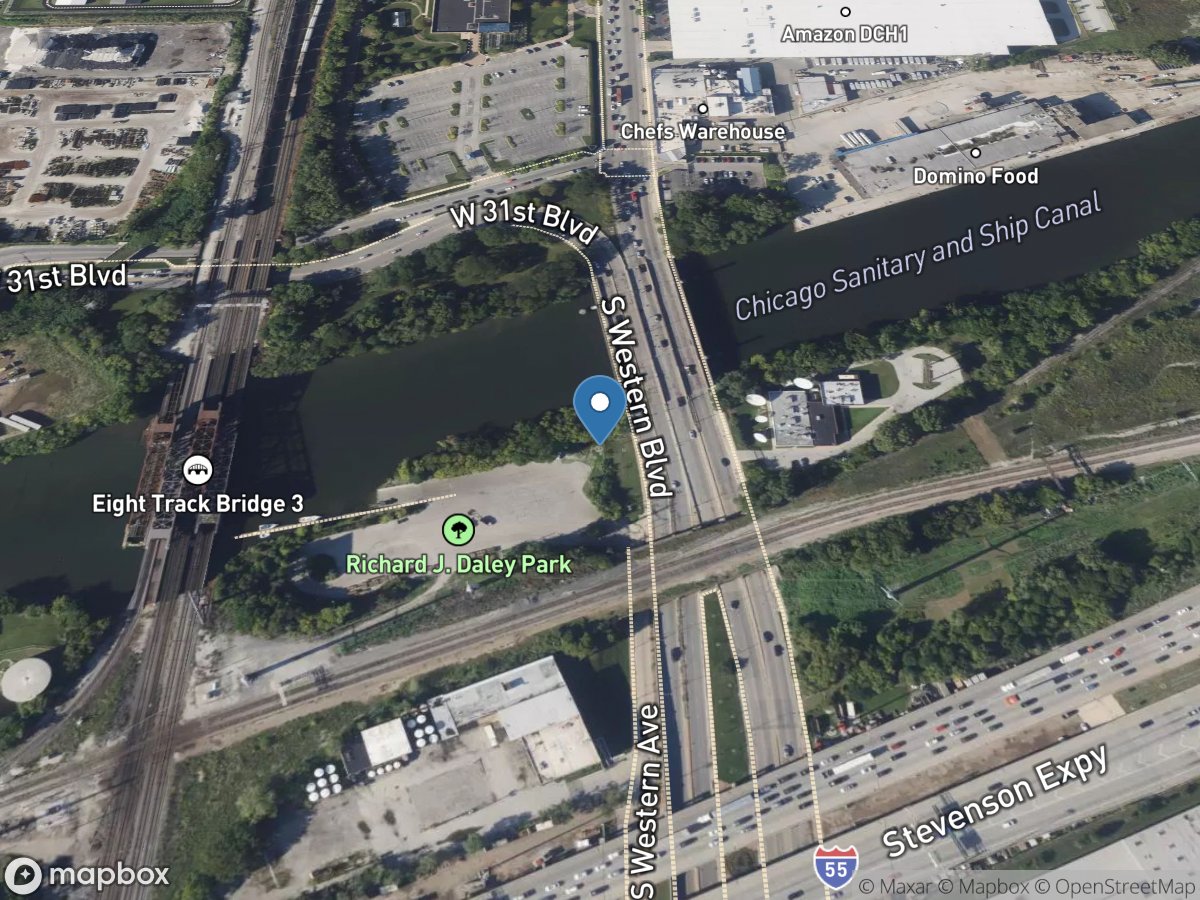 CHICAGO South & South CANAL At WESTERN Avenue At CHICAGO, IL location