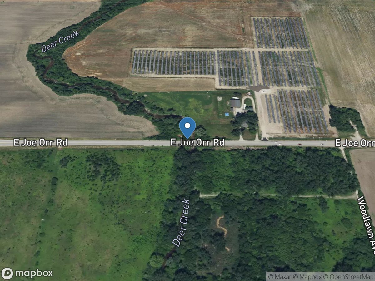 Deer Creek near Chicago Heights, IL location