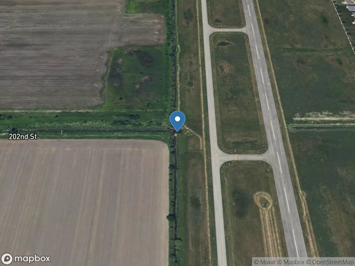 Lansing Ditch near Lansing, IL location