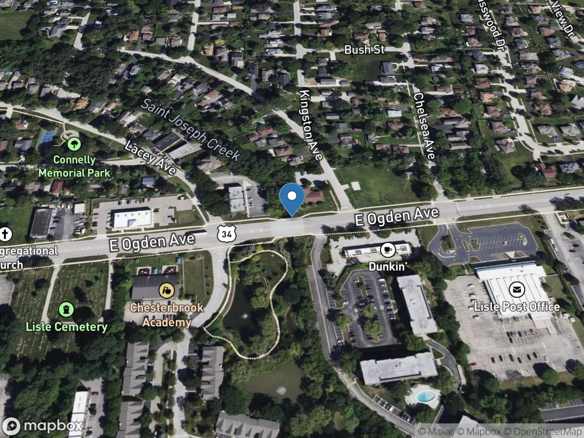 St. Joseph Creek at Route 34 at Lisle, IL location