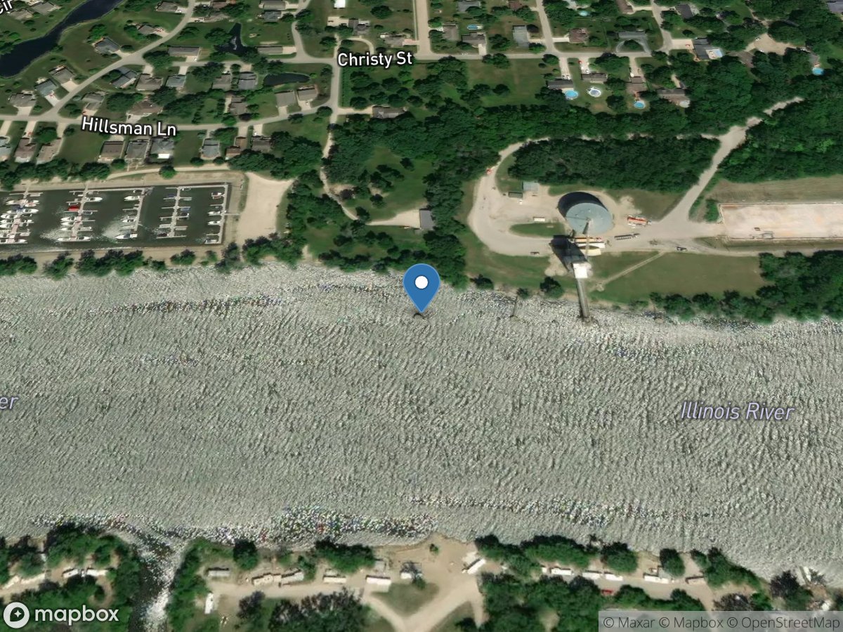 Illinois River at Seneca, IL location