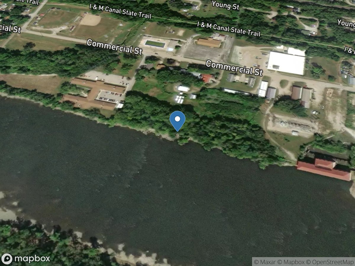 Illinois River at Marseilles, IL location