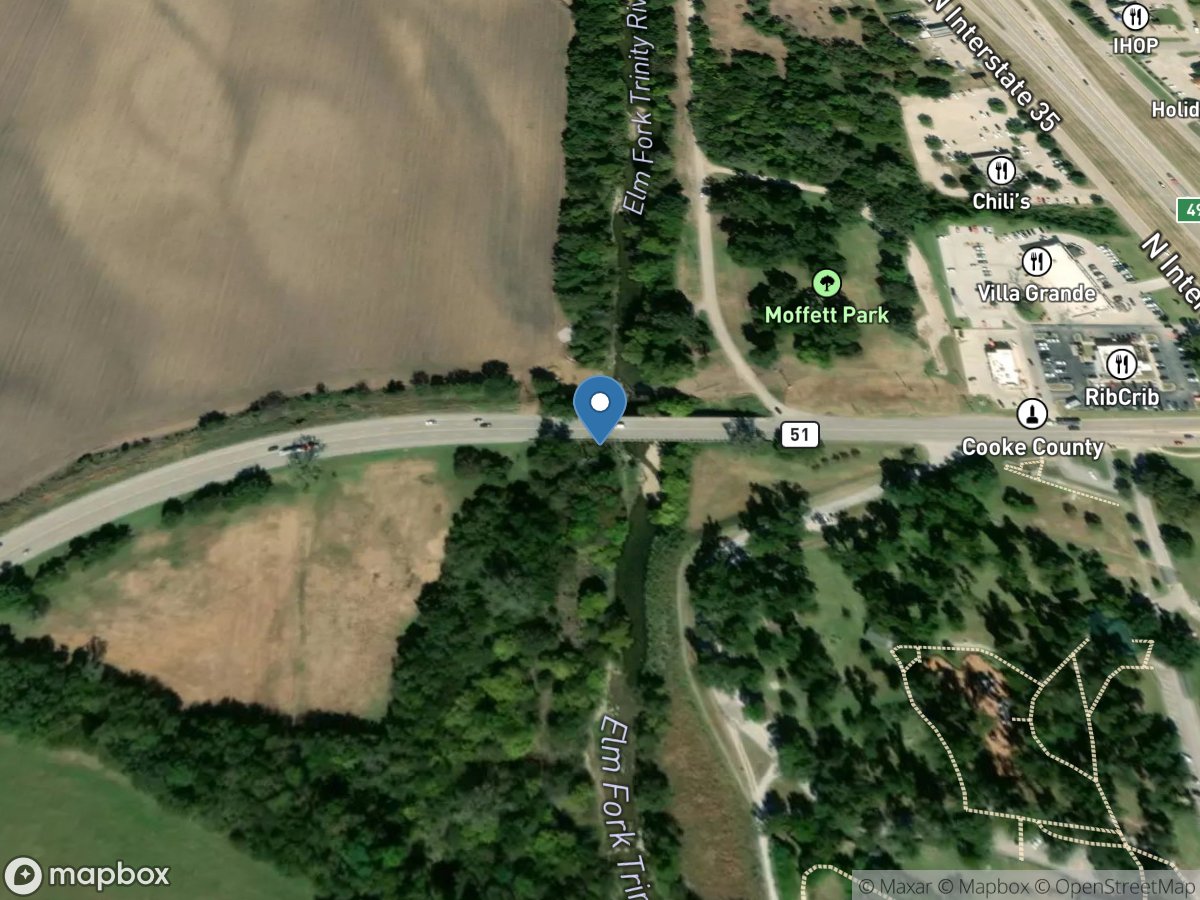 Elm Fork Trinity Rv at Gainesville, TX location