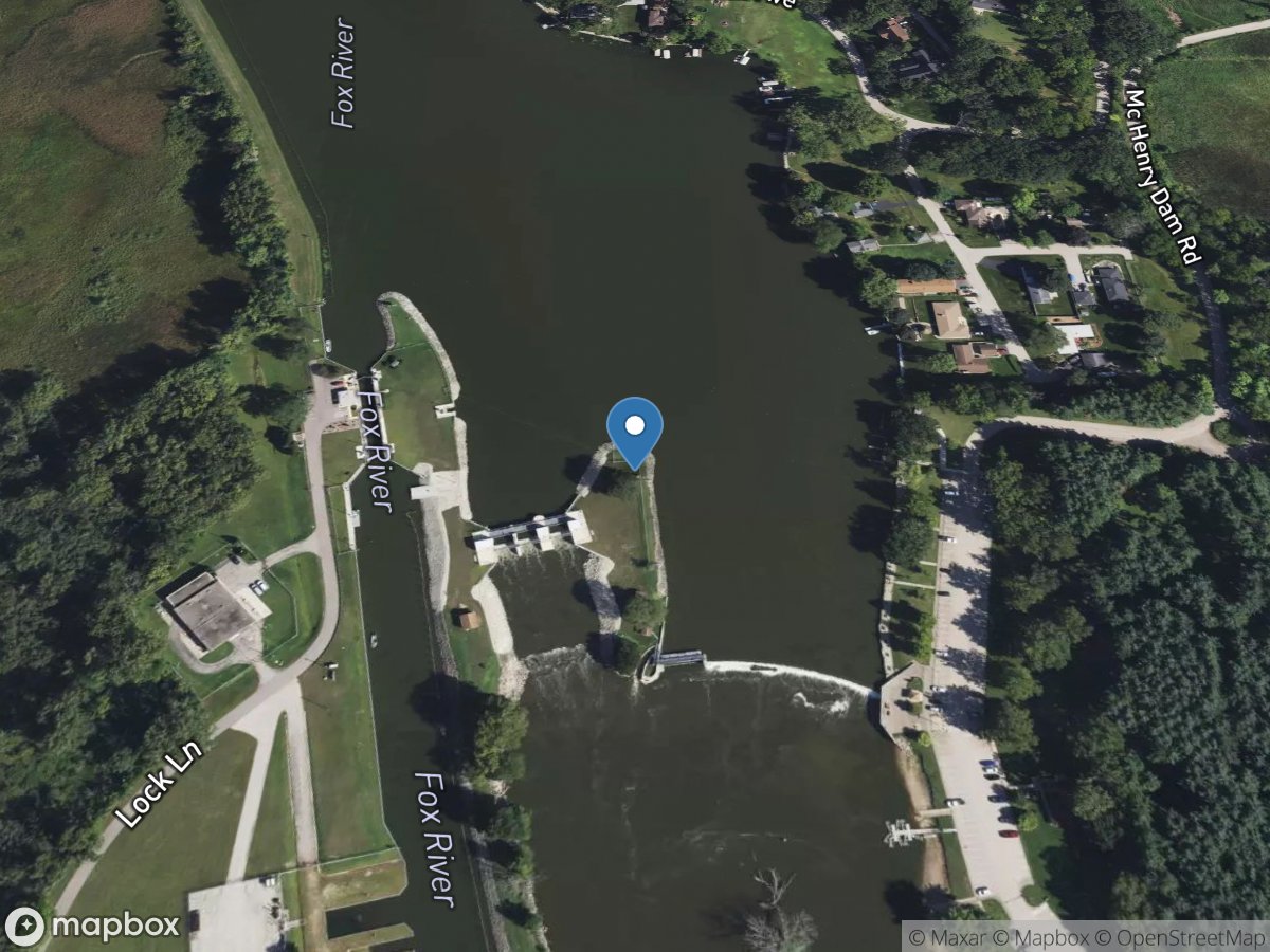 Fox River near McHenry, IL location