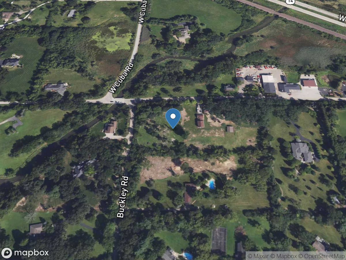 Flint Creek near Barrington Hills, IL location