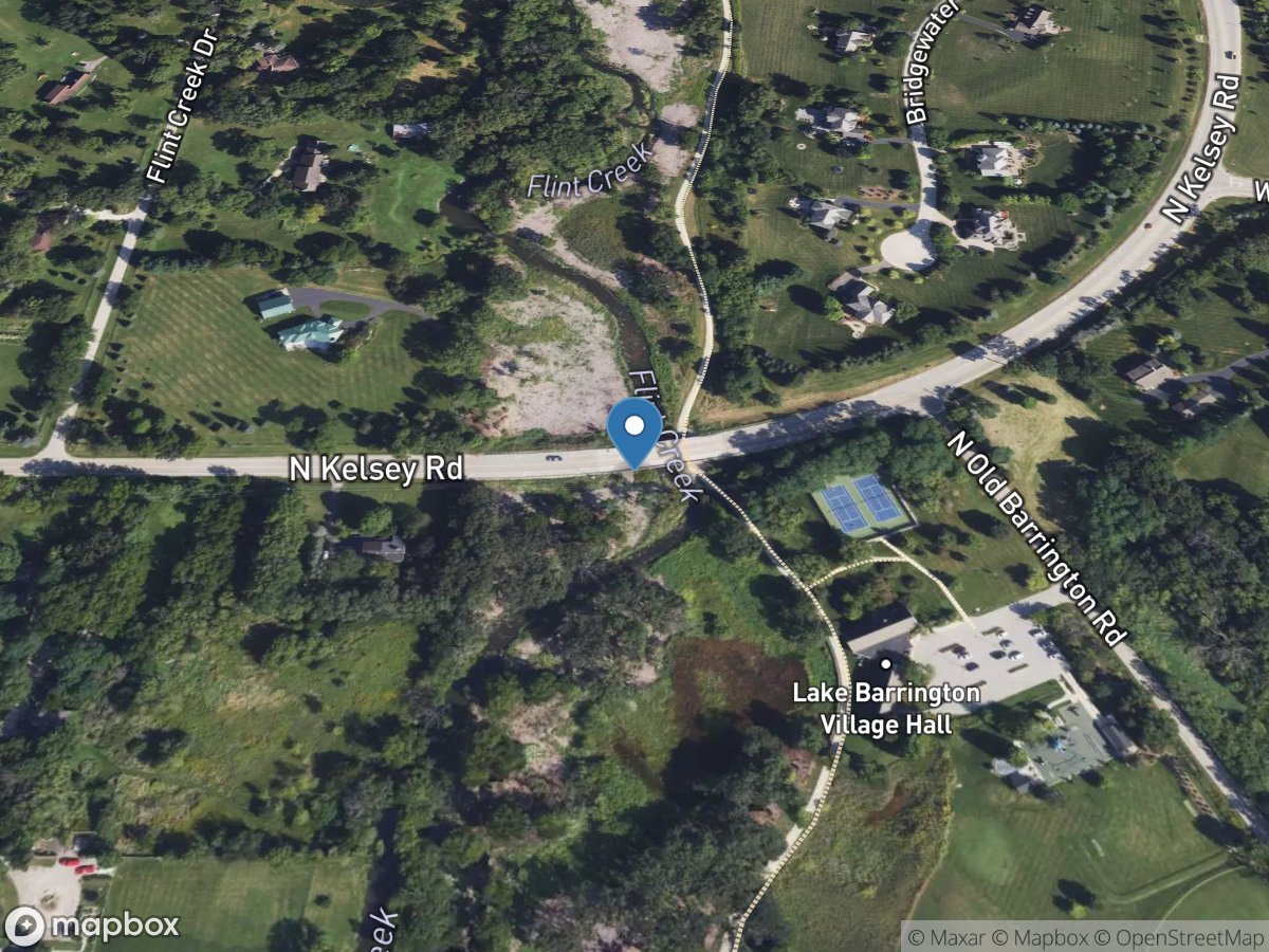 Flint Creek near Fox River Grove, IL location