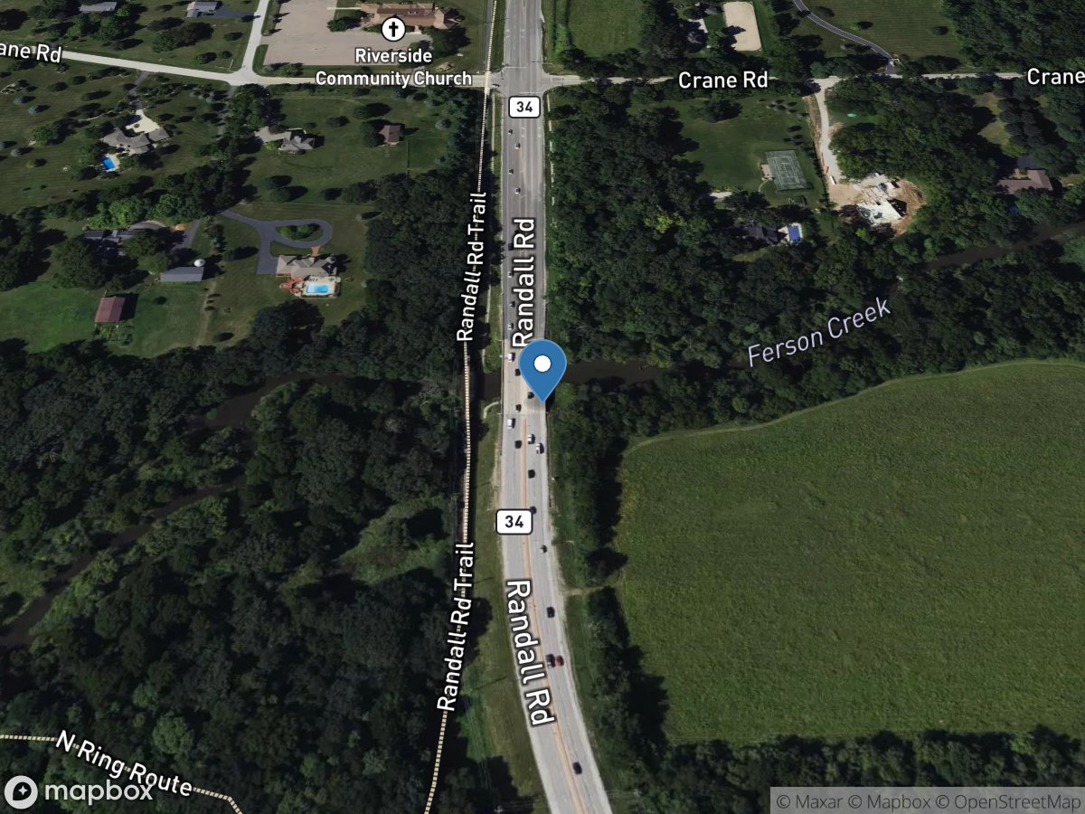 Ferson Creek near St. Charles, IL location