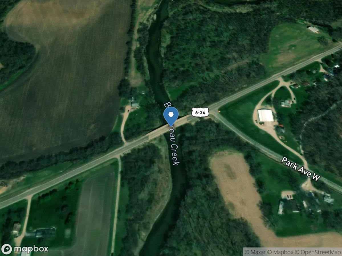 Big Bureau Creek at Princeton, IL location