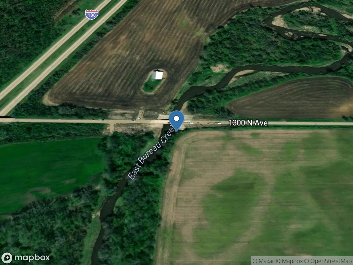 East Bureau Creek near Bureau, IL location