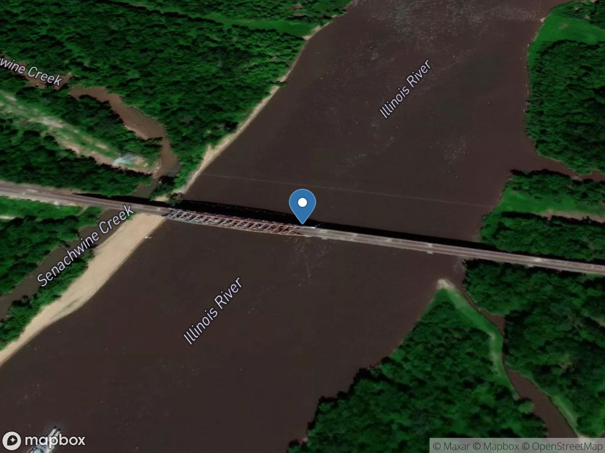 Illinois River at Chillicothe, IL location