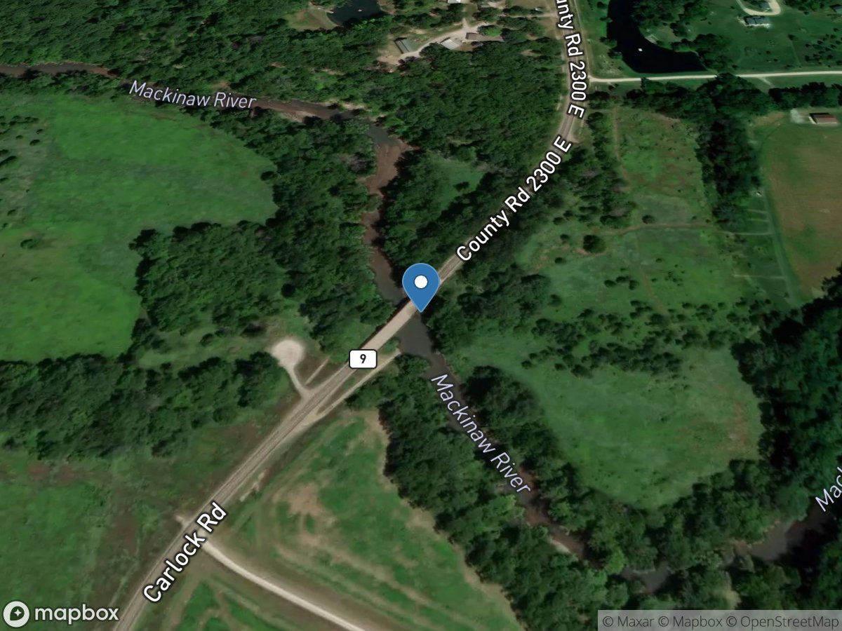 MacKinaw River at 2300e near Kappa, IL location