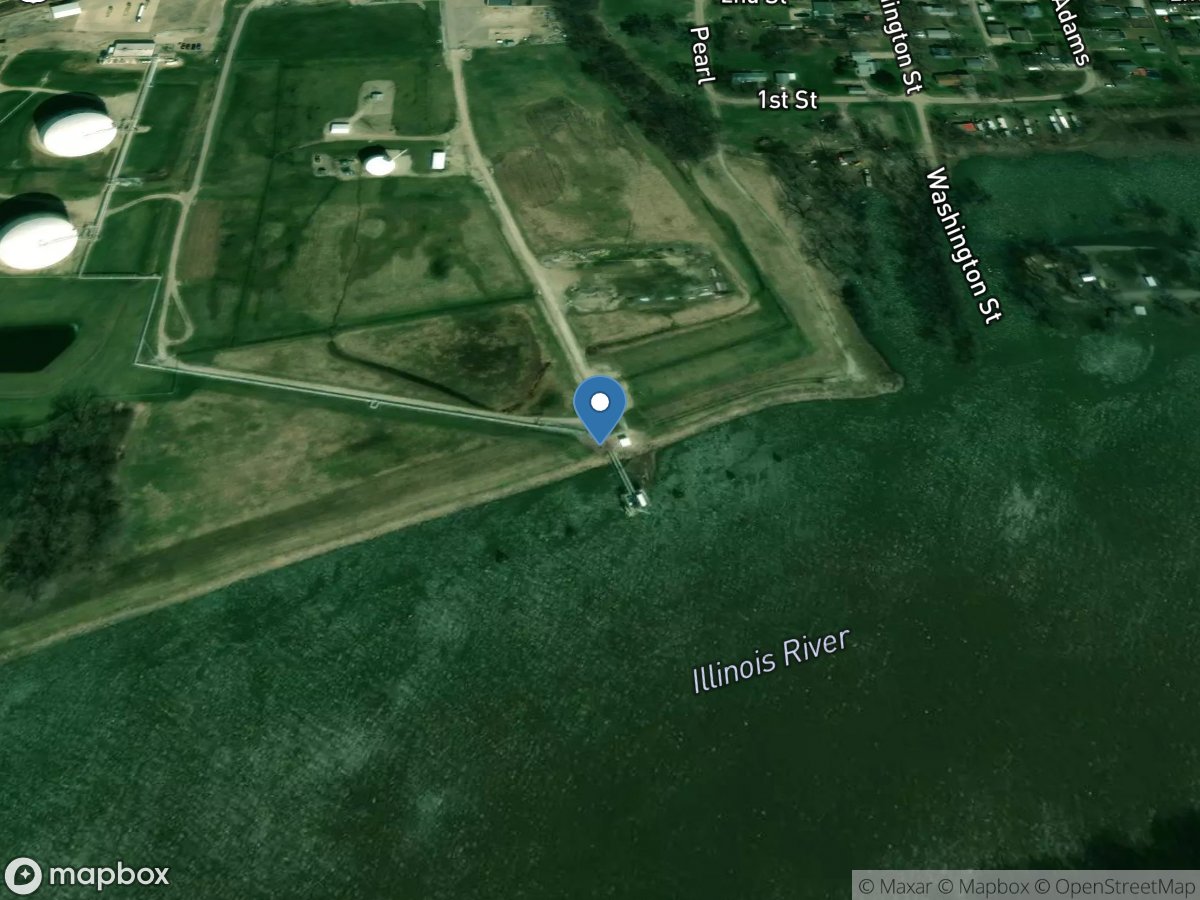 Illinois River at Kingston Mines, IL location