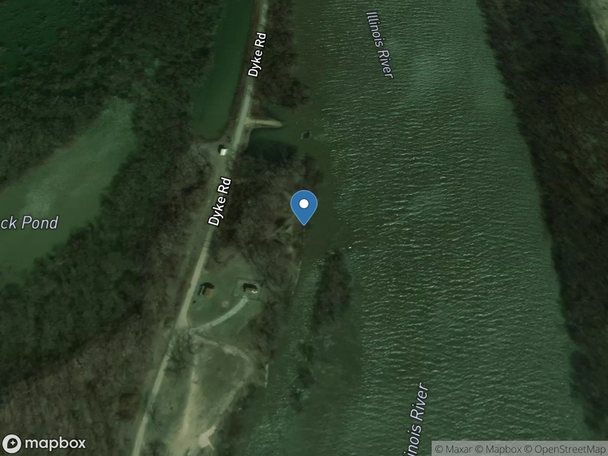 Illinois River at Copperas Creek, IL location