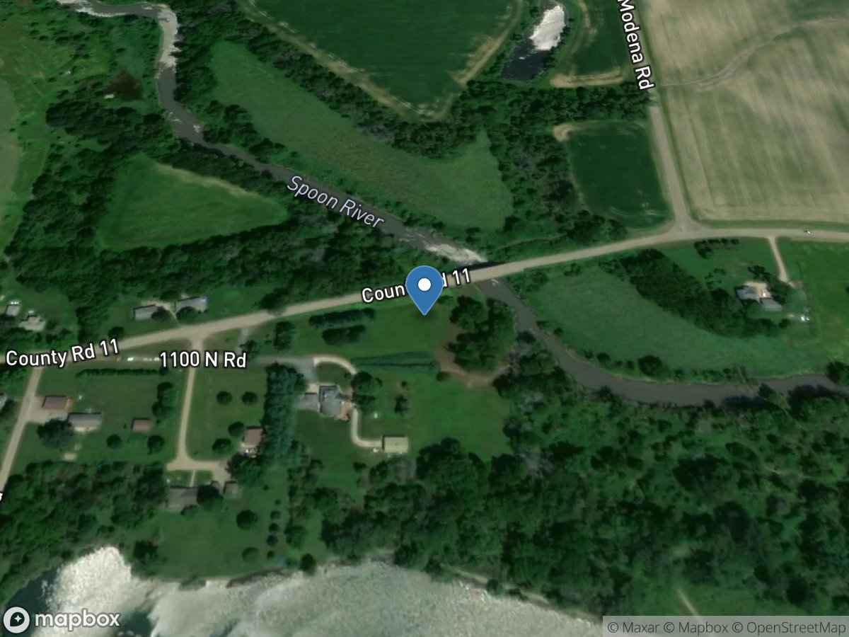 Spoon River at Modena, IL location