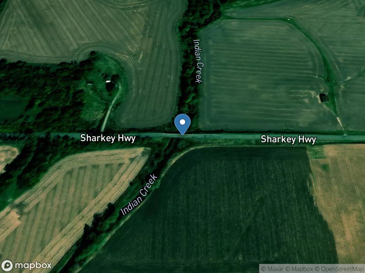 Indian Creek near Wyoming, IL location