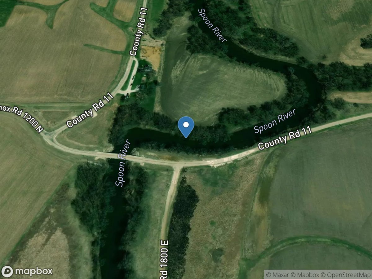 Spoon River near Gilson, IL location