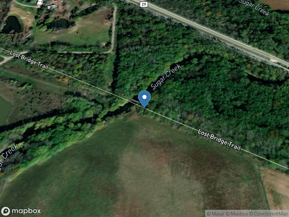 Sugar Creek near Springfield, IL location