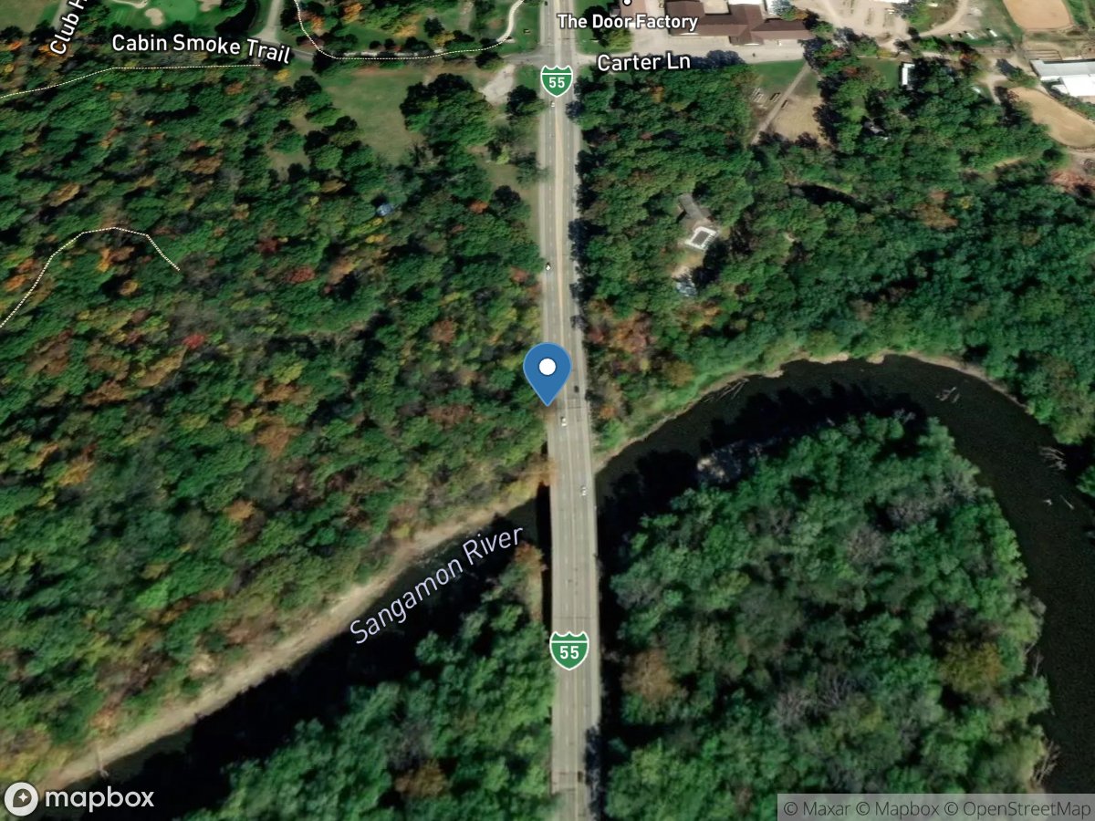 Sangamon River near Springfield, IL location