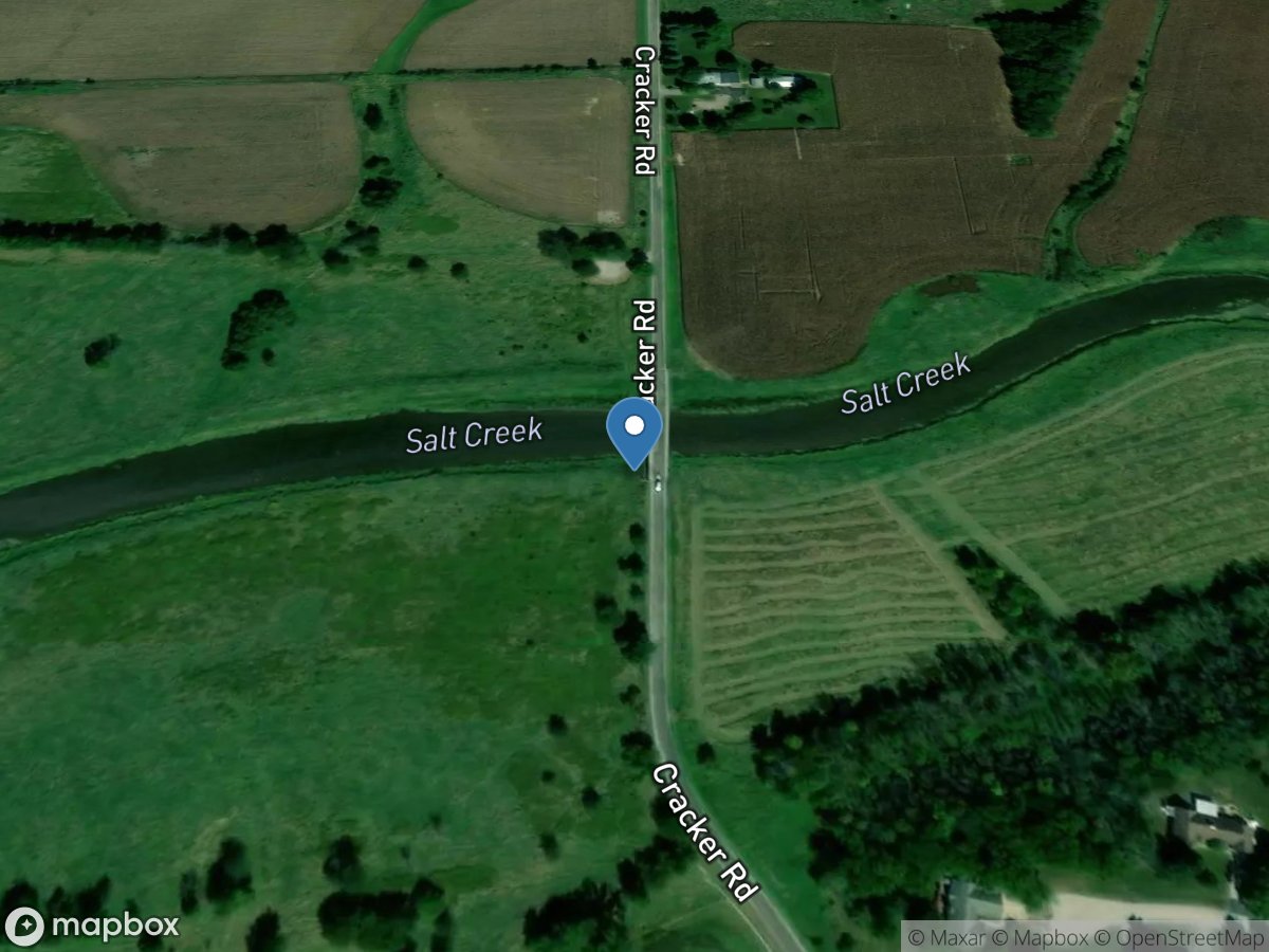 Salt Creek near Farmer City, IL location