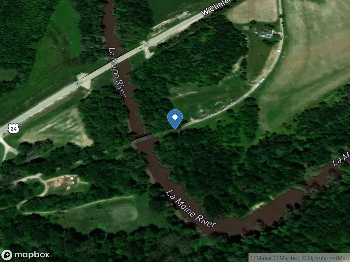 LA Moine River at Ripley, IL location