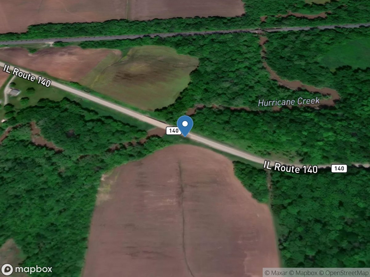 Hurricane Creek near Mulberry Grove, IL location