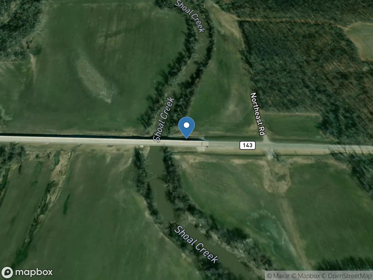 Shoal Creek near Pierron, IL location