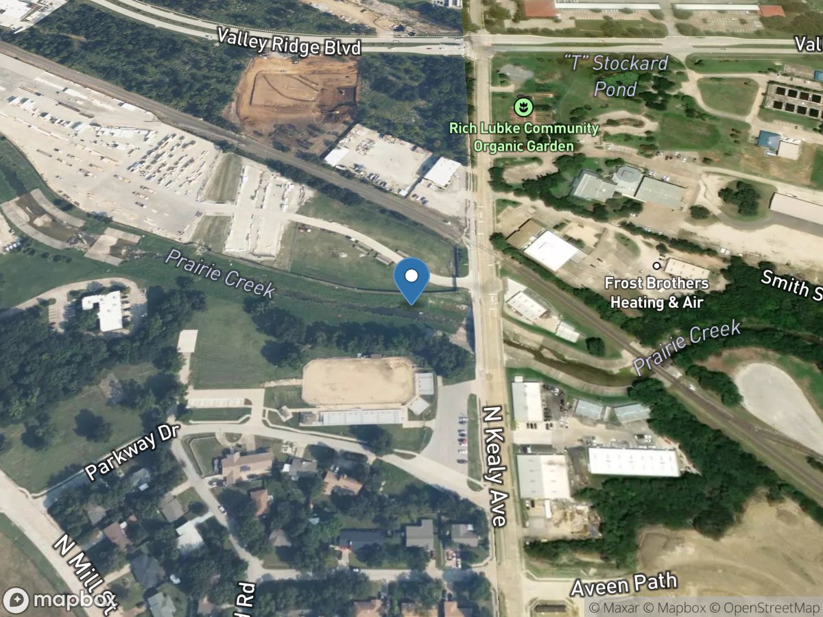 Prairie Creek at North Kealey Avenue near Lewisville, TX location