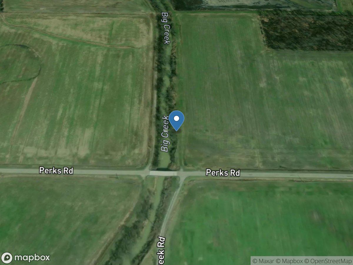 Big Creek near Wetaug, IL location